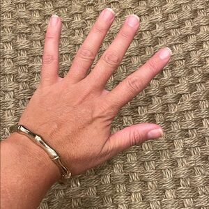 Gold Bamboo Style Bracelet